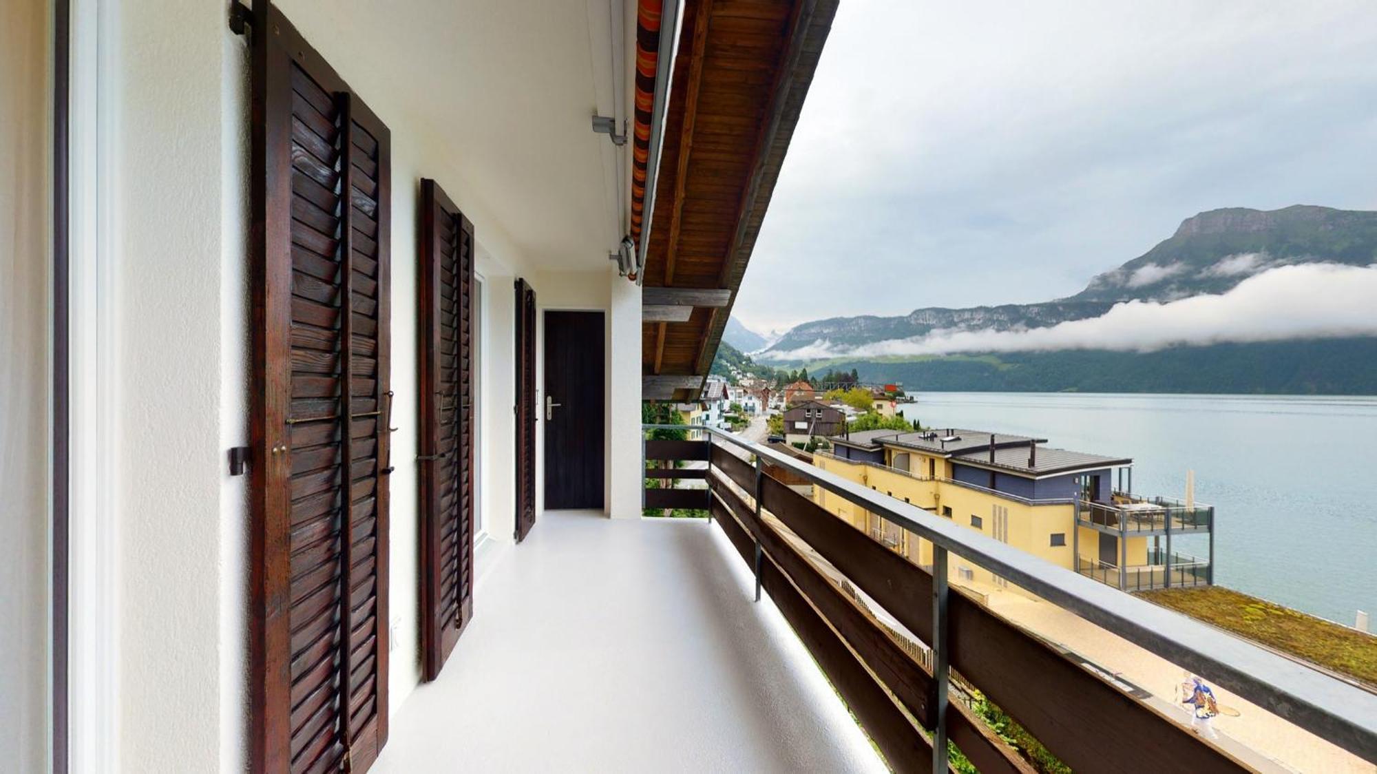Modern And Charming Apartment On The Shores Of Lake Lucerne Герсау Экстерьер фото