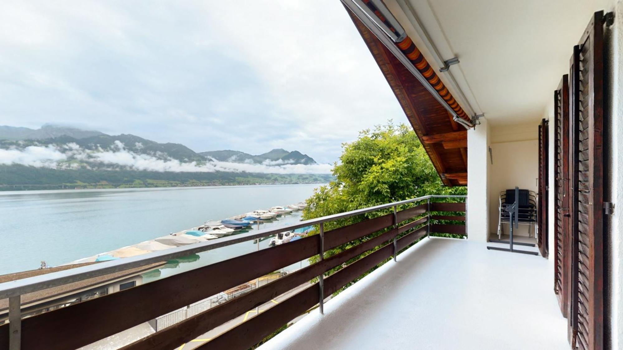 Modern And Charming Apartment On The Shores Of Lake Lucerne Герсау Экстерьер фото
