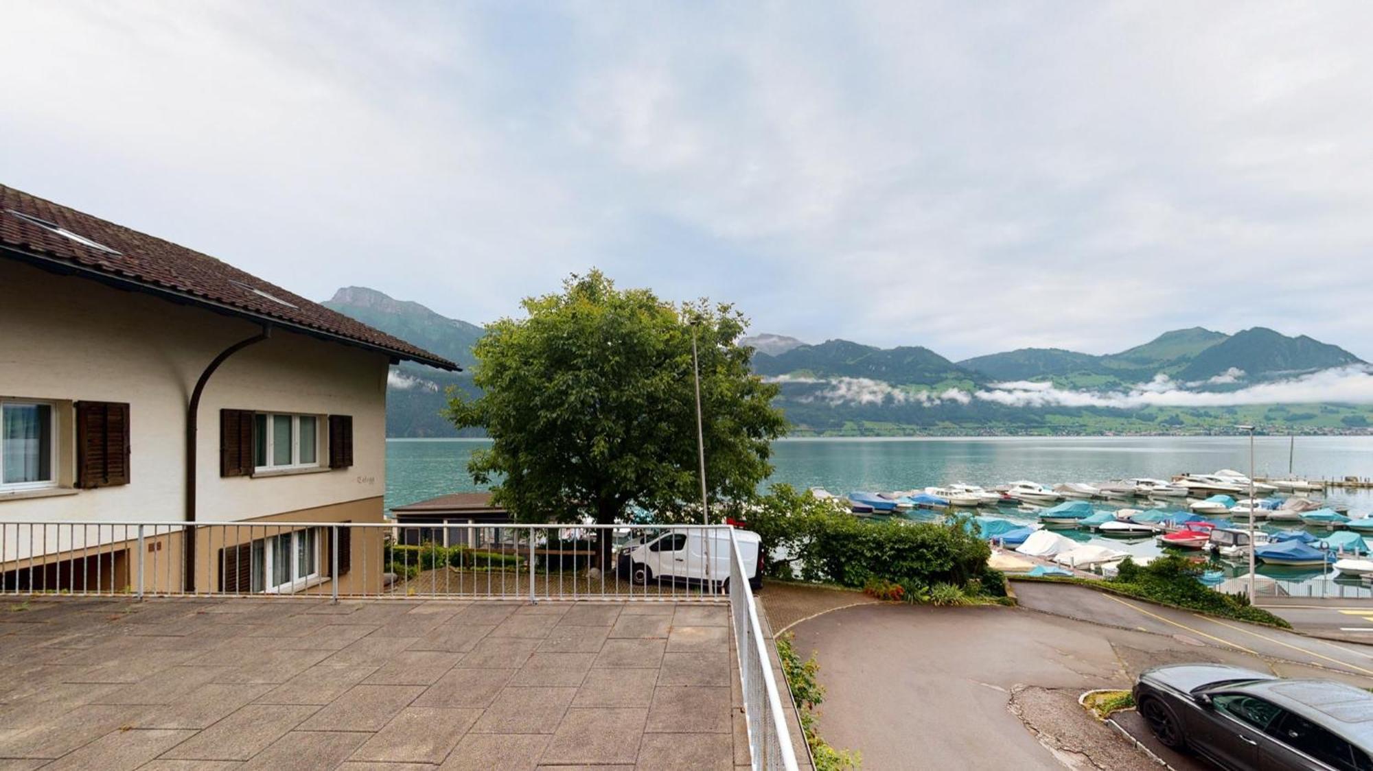 Modern And Charming Apartment On The Shores Of Lake Lucerne Герсау Экстерьер фото