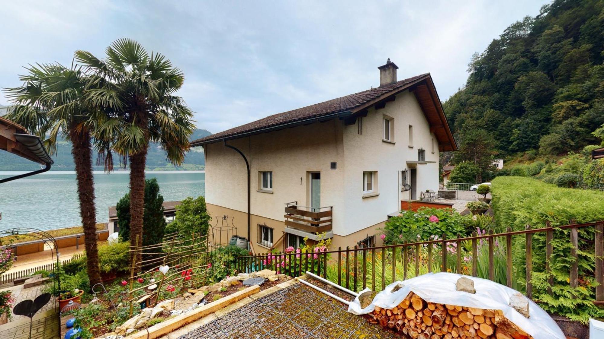 Modern And Charming Apartment On The Shores Of Lake Lucerne Герсау Экстерьер фото